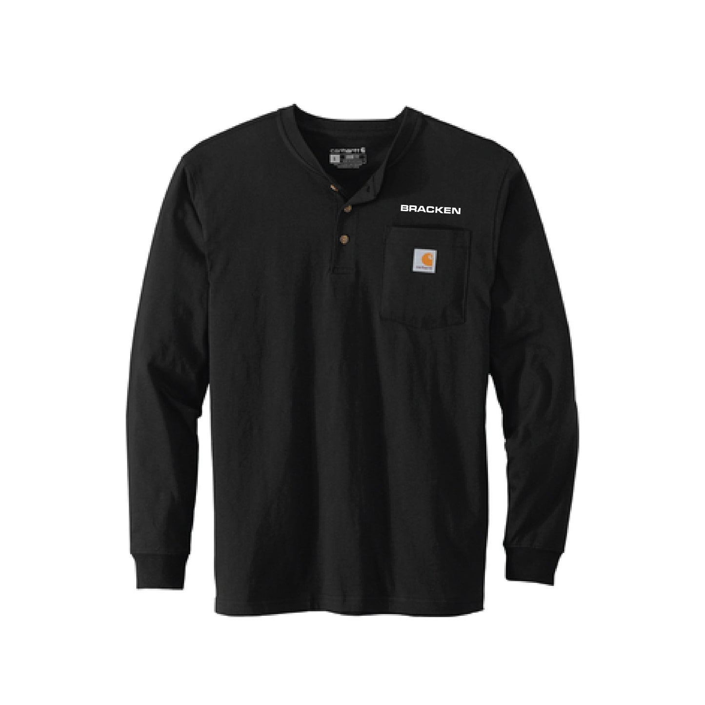 Carhartt Long Sleeve Henley T-Shirt - Black