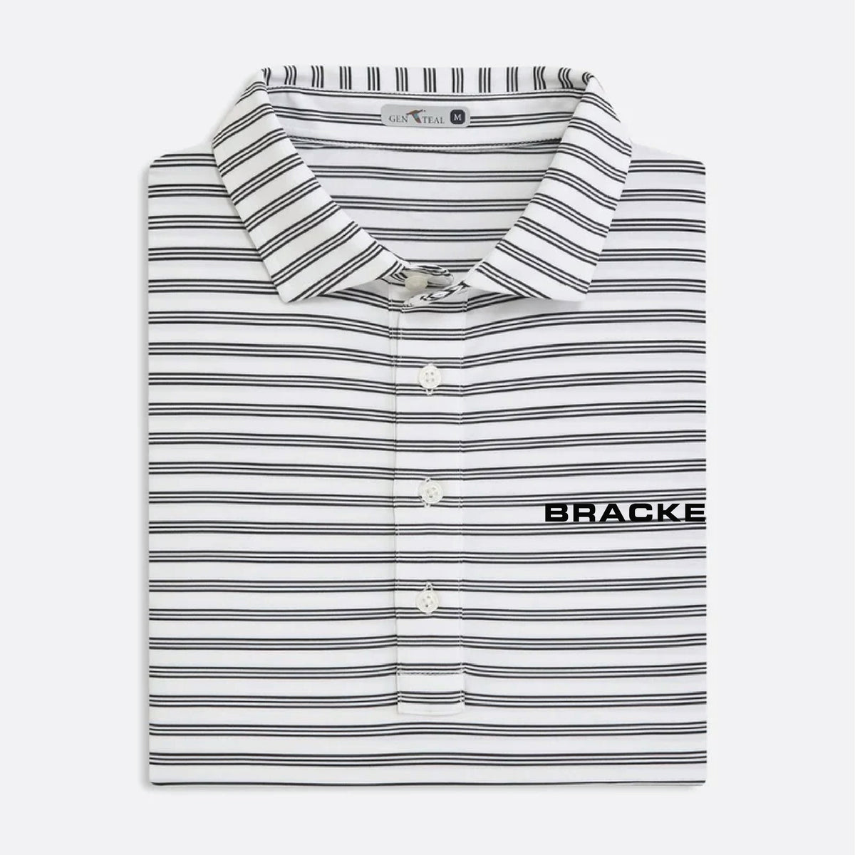 Genteal Black Rush Performance Polo Bracken