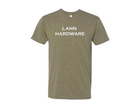 Lann Hardware Next Level Unisex Tee - Light Olive