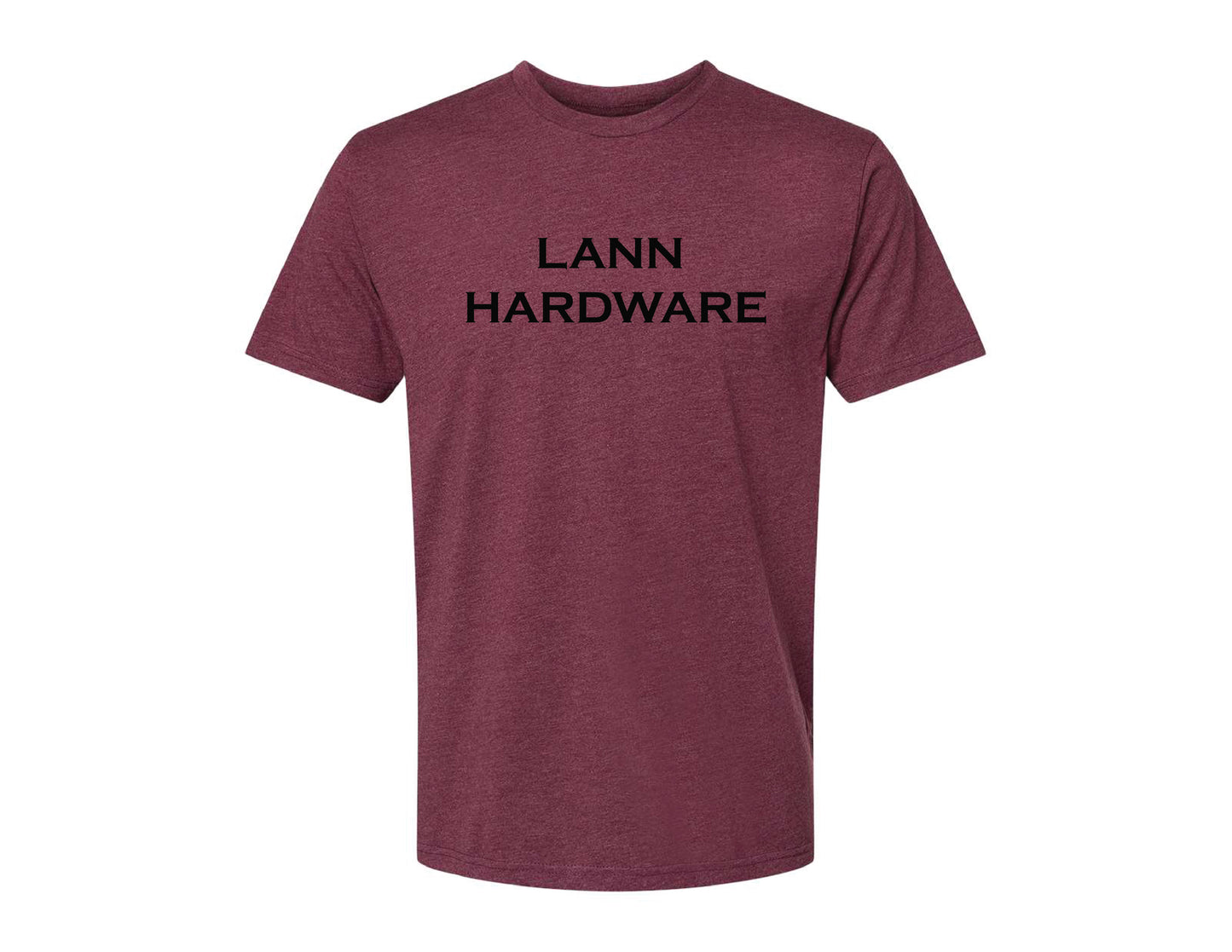 Lann Hardware Next Level Unisex Tee - Heather Maroon