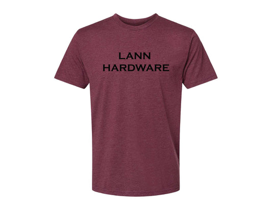 Lann Hardware Next Level Unisex Tee - Heather Maroon