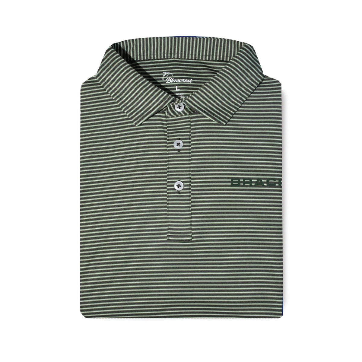 The Graduate Stripe Performance Polo Bracken