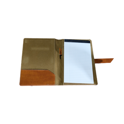 New Age Italian PU Leather Junior 5"x8" Padfolio